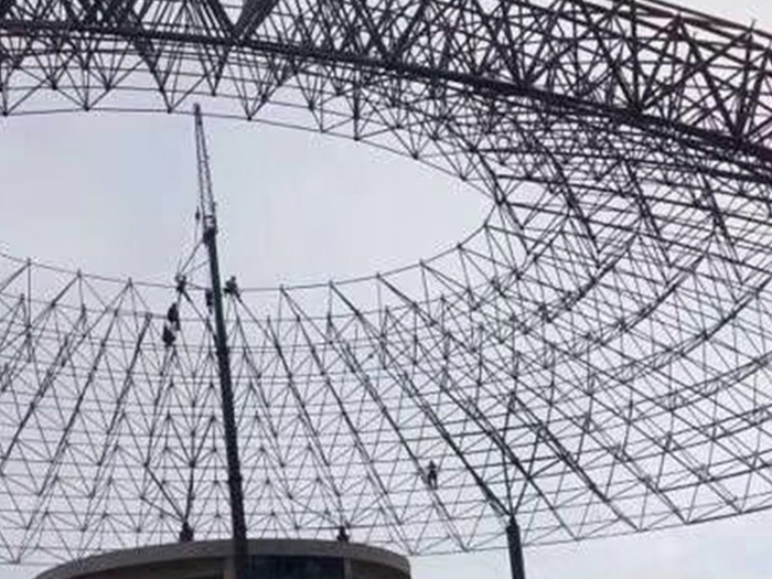 宁安篮球馆球形网架厂家价格